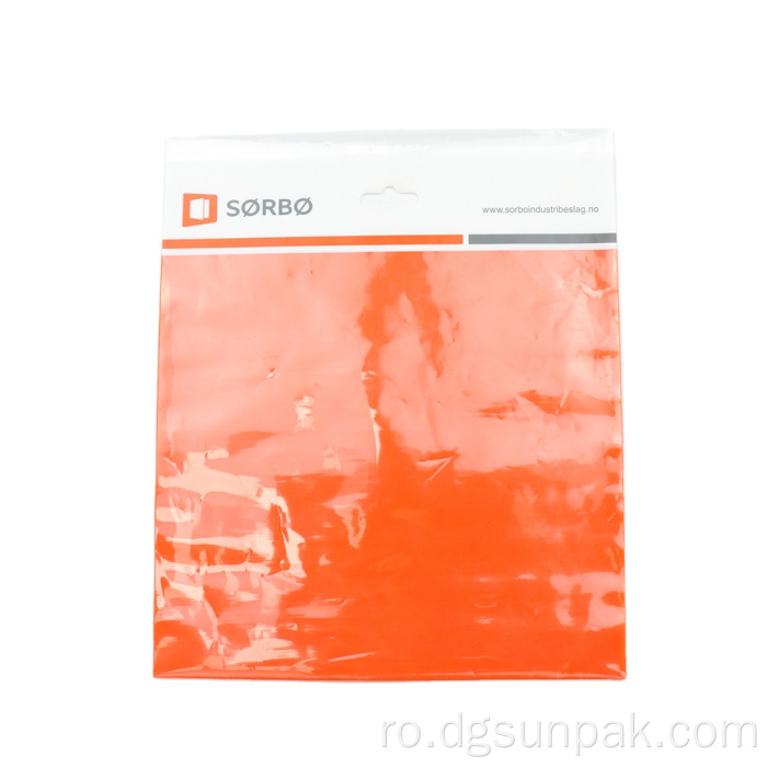 Geanta de plastic autoadeziva imprimata cu logo personalizat